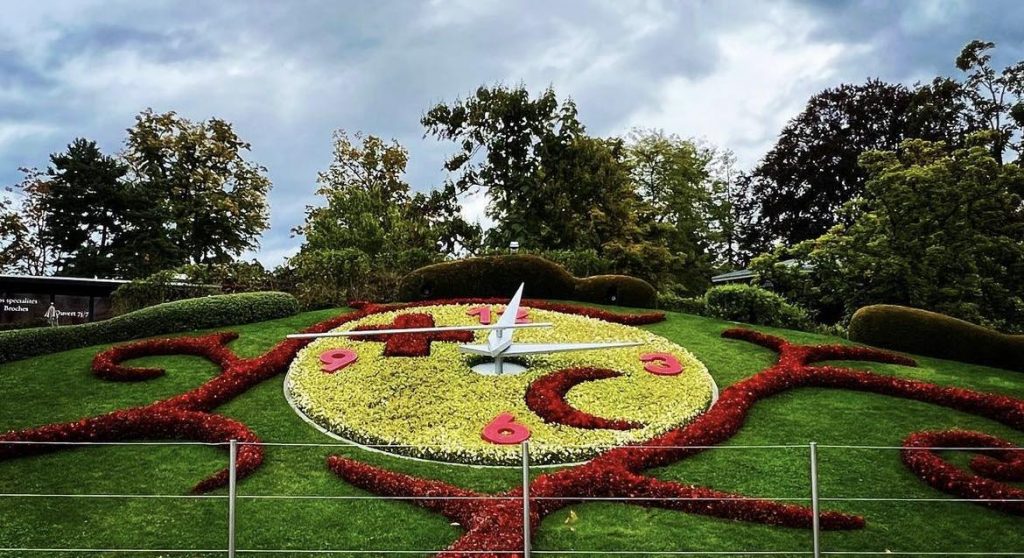 L’horloge fleurie de Genève